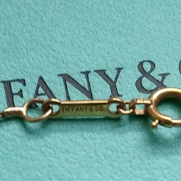 Tiffany & Co. Chain Necklace in 18k Yellow Gold 14.5" Solid Gold - Picture 3 of 5